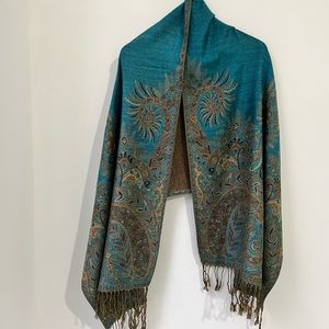 New!! Green Pashmina